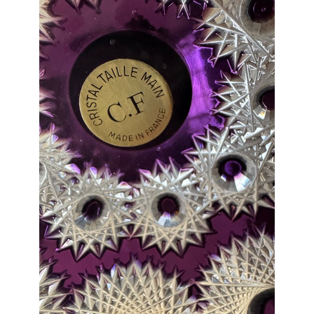 My parents purchased this in the south of France in 1980It is a work of art Hand cut crystal by Benito Martin Freres.It is...