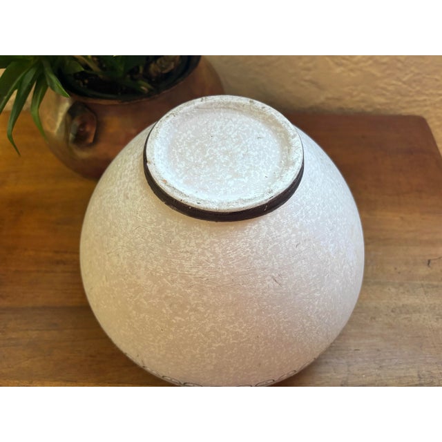 Folk Art Rooster Pottery Vase, Early Pewabic Style For Sale - Image 6 of 7