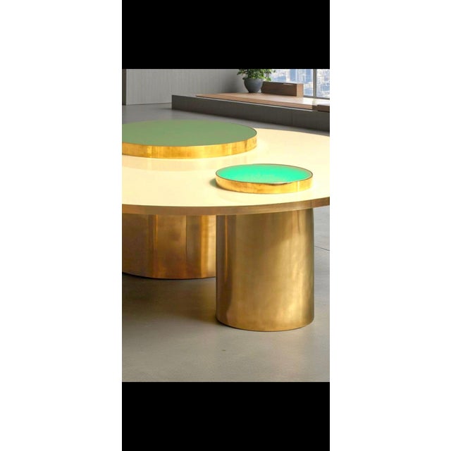 Italian Coffee Table in Brass and Glass from Justfurnituress SRL For Sale - Image 15 of 18