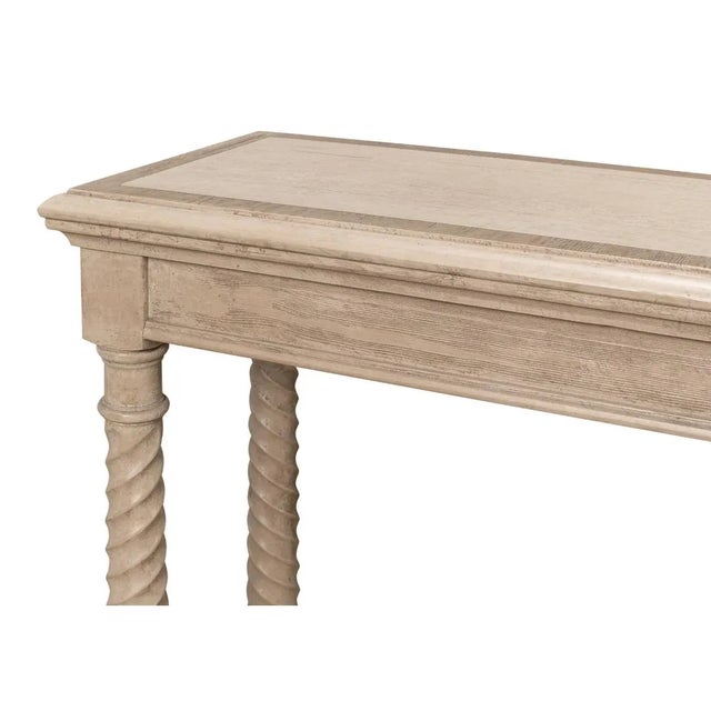 Neo Classic Pine Console Table For Sale - Image 9 of 10