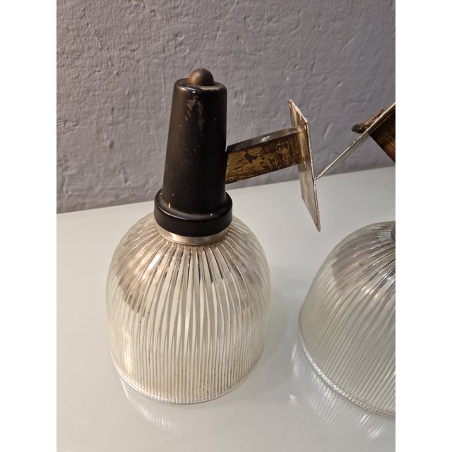 Azucena Wall Lamps from Fidenza Vetraria, 1950s, Set of 2 For Sale - Image 4 of 10