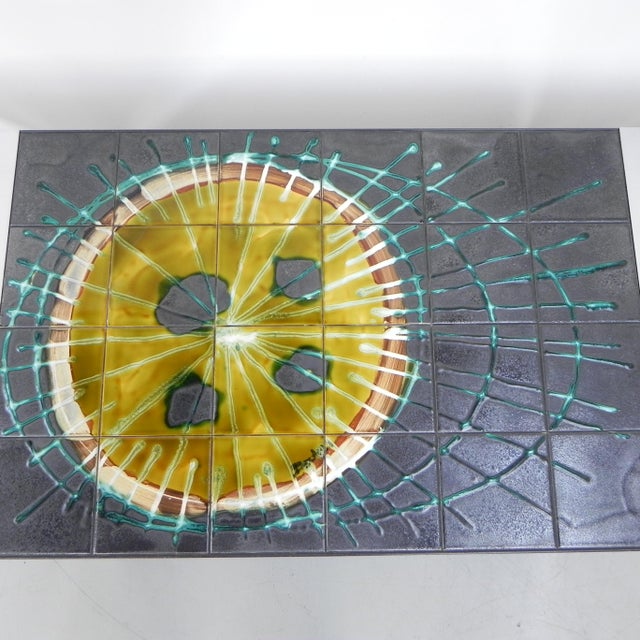 Tile Table with Chrome Frame and Tiles from Belarti, 1970s For Sale - Image 11 of 18