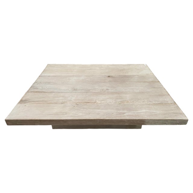 2010s Andrianna Shamaris Signature St. Barts Teak Wood Coffee Table For Sale - Image 5 of 18