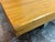 Brown French Low Wood Table + Chrome Supports, Vintage For Sale - Image 8 of 12
