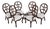 Set of 6 Henredon Pierced Back Dining Room Chairs For Sale