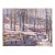 'Winter Landscape' by Mary Bannister Redfield, Circa 1925, Woman Artist, New York, Washington, Impressionist Snow Scene For Sale