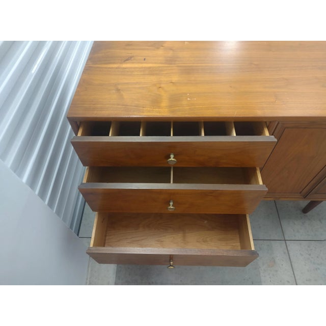 1950s 1950s Drexel Declaration Mid-Century Modern Sideboard Server Credenza Buffet Cabinet For Sale - Image 5 of 8
