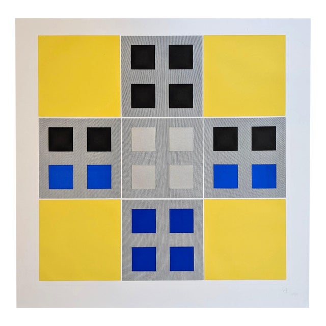 Jesús Rafael Soto, Composition 1, 1973, Silkscreen For Sale