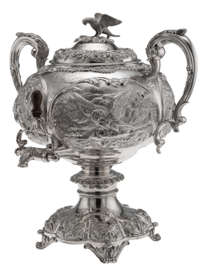 Antique William IV Silver Hot Water Kettle or Samovar, London, 1837