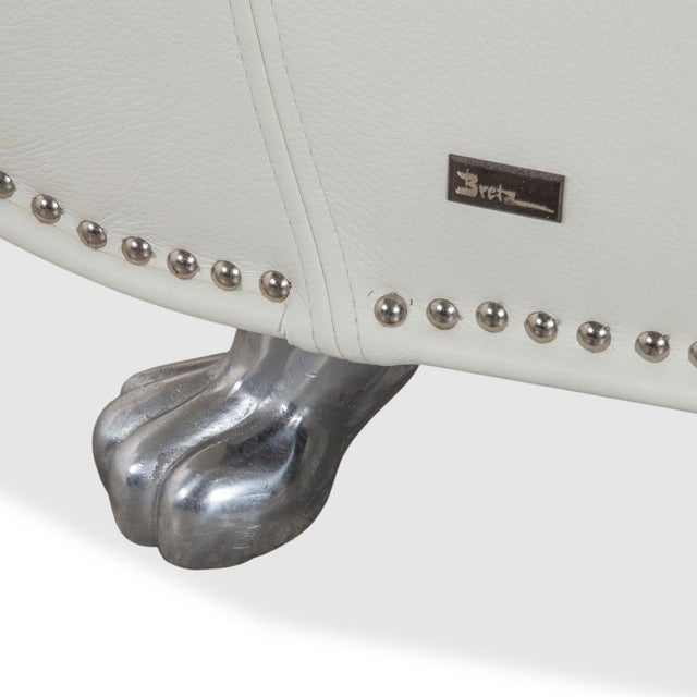 Cream Leather Gaudi Three-Seater and Two-Seater Sofas from Bretz, Set of 3 For Sale - Image 8 of 18