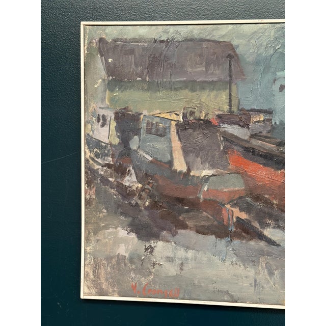 Ingemar Stragnell, Boats, 1960s, Oil on Canvas, Framed For Sale - Image 16 of 18