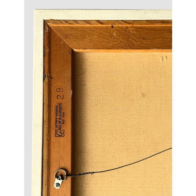 Eugene Hawkins 1964 Surrealist Oil on Canvas Painting For Sale - Image 10 of 12