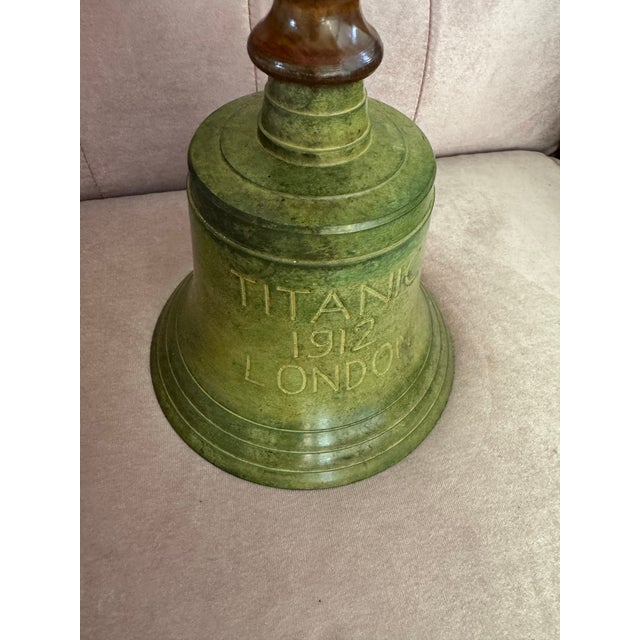 Bronze Titanic 1912 London Decorative Bell -Made in India For Sale - Image 8 of 8
