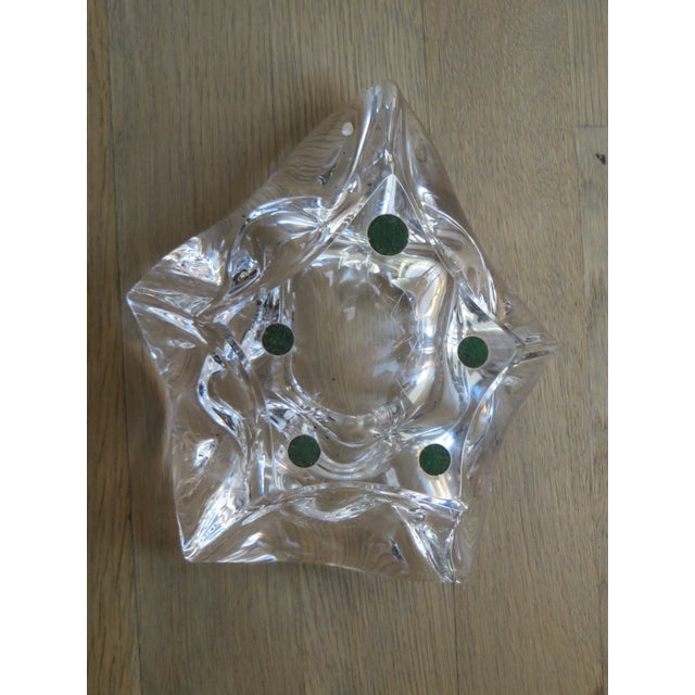 Lead Crystal Big Cigar Ashtray Chairish