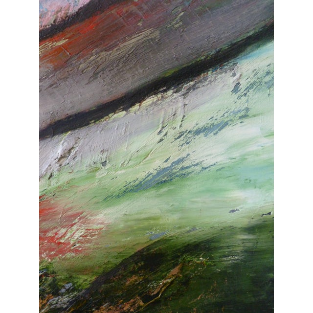 Contemporary "Kiss It Goodbye" Abstract Oil Painting by Scott Spencer For Sale - Image 3 of 7