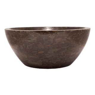 Tapered Puddingstone Basin For Sale