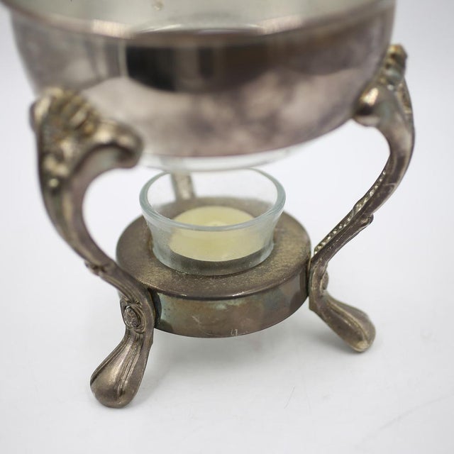 Art Nouveau Silver-Plated Jug on a Warmer, 1890s For Sale - Image 9 of 11