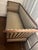 1940s settee, newly reupholstered, walnut frame