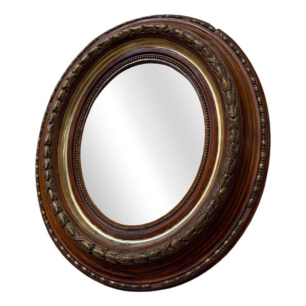 Oval Baroque Frame in Wood For Sale