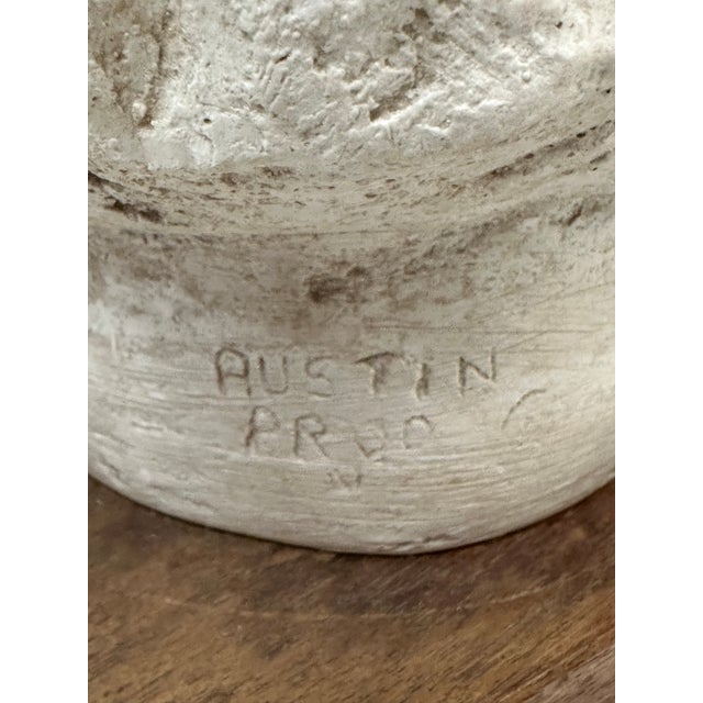 Vintage Sculpture of an Ancient Bard For Sale - Image 9 of 11