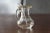 18th Century Portuguese Baroque Altar Hand Blown Glass Cruet With Spoon For Sale - Image 12 of 12