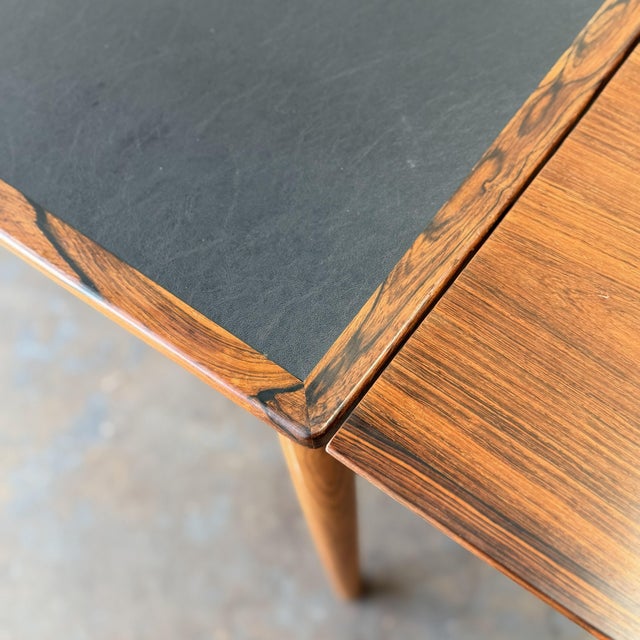 Brown Vintage Danish Modern Rosewood Reversible Dining & Game Table by Poul Hundevad, 1960s Mid Century For Sale - Image 8 of 11