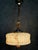 Art Deco Pendant Lamp in Marbled Light Pink Glass, 1930s For Sale - Image 3 of 10