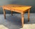 Farmhouse Vintage Knotty Pine Farm Table For Sale - Image 3 of 12