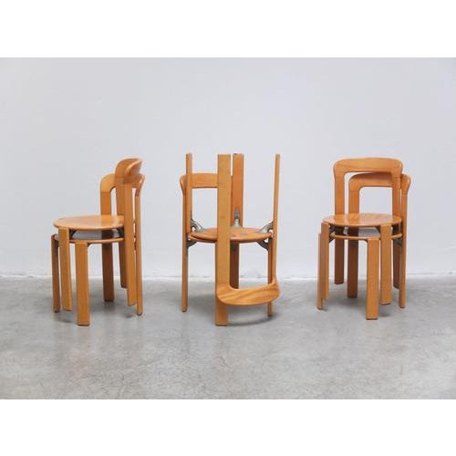 Rey Chairs by Bruno Rey for Kusch & Co, 1980s, Set of 6 For Sale - Image 3 of 18