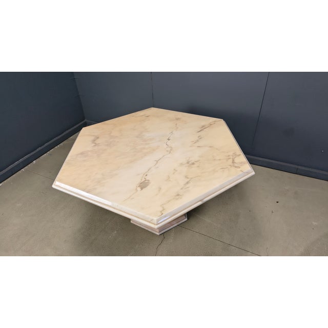 Stone Italian Octagonal Marble Dining Table, 1970s For Sale - Image 7 of 15