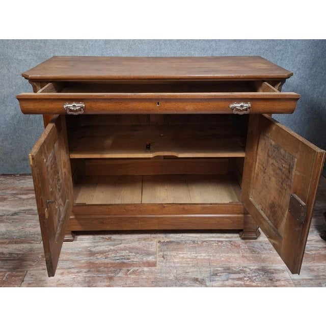 19th Century Louis-Philippe Sideboard in Walnut For Sale - Image 10 of 11