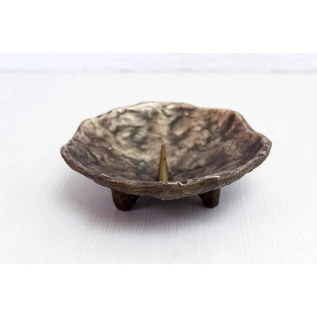 Vintage Brutalist Candleholder, 1950s For Sale - Image 11 of 11