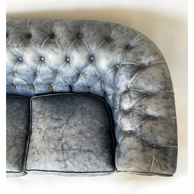Chesterfield-Style Leather Sofa, 1990s For Sale - Image 12 of 14