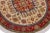 Shabby Chic 1990s Shabby Chic Tribal Kazak Red Wool Round - 6′5″ × 6′6″ For Sale - Image 3 of 8