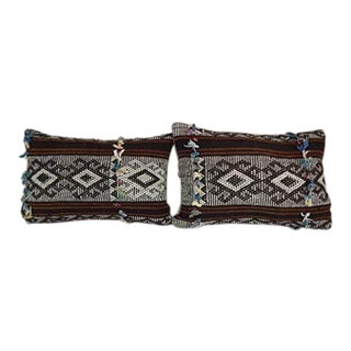 Traditional Kilim Style Cushion Set of Two For Sale