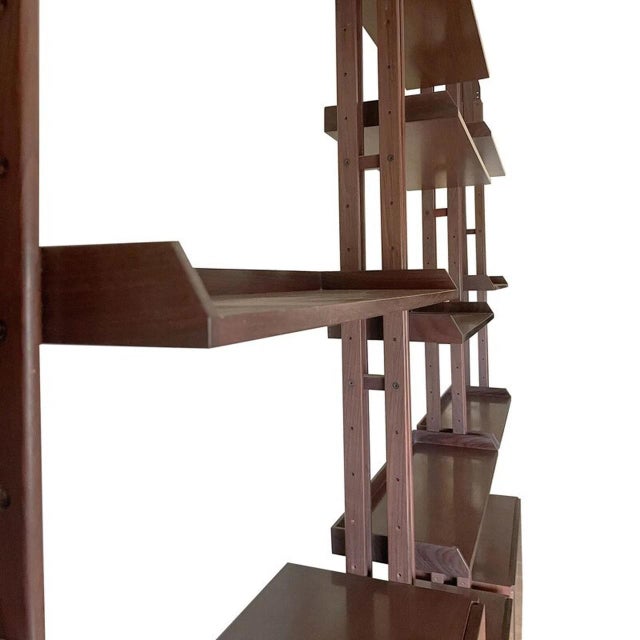 Mid-Century Modern LB7 Bookcase by Franco Albini for Poggi, 1950 For Sale - Image 3 of 5