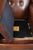 Sheepskin Wing Armchair with Black Piping For Sale - Image 17 of 18