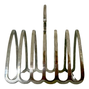 Antique English Art Deco Silver PlateToast Rack, by Watson & Gilliott