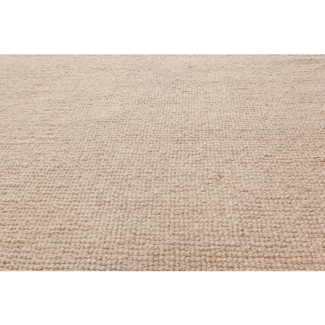 Modern Brown Flat-Weave Wool Rug by Doris Leslie Blau For Sale - Image 4 of 6