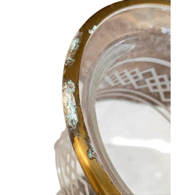 17” tall 11” wide A little patina on the brass ring at the top as shown otherwise good condition. This elegant fixture is...