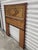 1980s Vintage Burnt Bamboo & Grasscloth Twin Headboard For Sale - Image 5 of 12