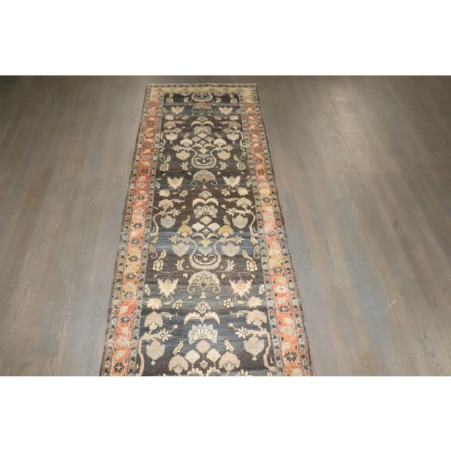 Antique Malayer Runner - 2'10" x 16'5" For Sale - Image 4 of 9
