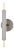 Regina Andrew Viper Sconce in Polished Nickel For Sale