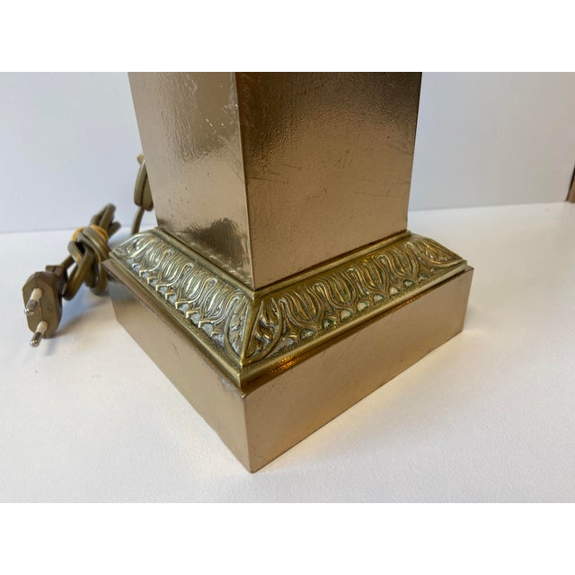 Large Antique French Carcel Lamp in Gilt Bronze and Brass, 1800s For Sale - Image 10 of 12