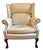 Traditional Experience Timeless Elegance With This Premium Leather Wingback Chair and Matching Ottoman Set by Classic Leather. For Sale - Image 3 of 8