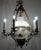Gold Antique French Brass Glass Bead Seven-Light Chandelier, 1920s For Sale - Image 8 of 12