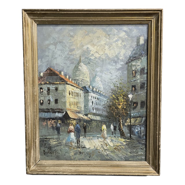 Caroline Burnetti, Untitled, 1920, Oil & Oil on Canvas For Sale