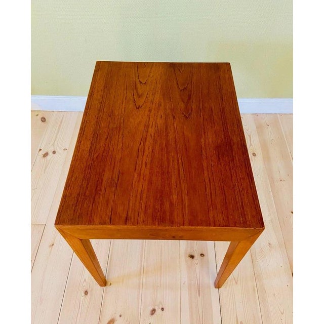 1960s Vintage Danish Teak Sewing Table by Severin Hansen Jr. for Haslev Møbelfabrik, 1960s For Sale - Image 5 of 18