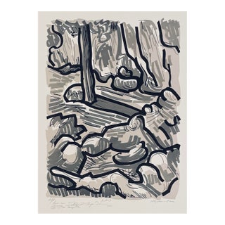 1982 Marius Sznajderman Artists Proof Modern Lithograph For Sale