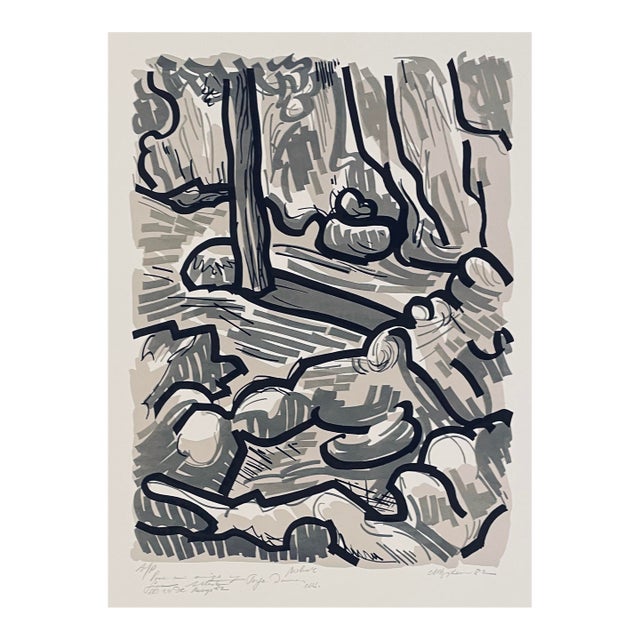 1982 Marius Sznajderman Artists Proof Modern Lithograph For Sale